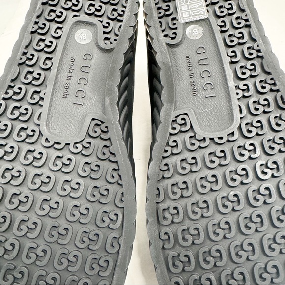 Gucci Interlocking G Logo Canvas High Top Sneakers - Picture 12 of 13